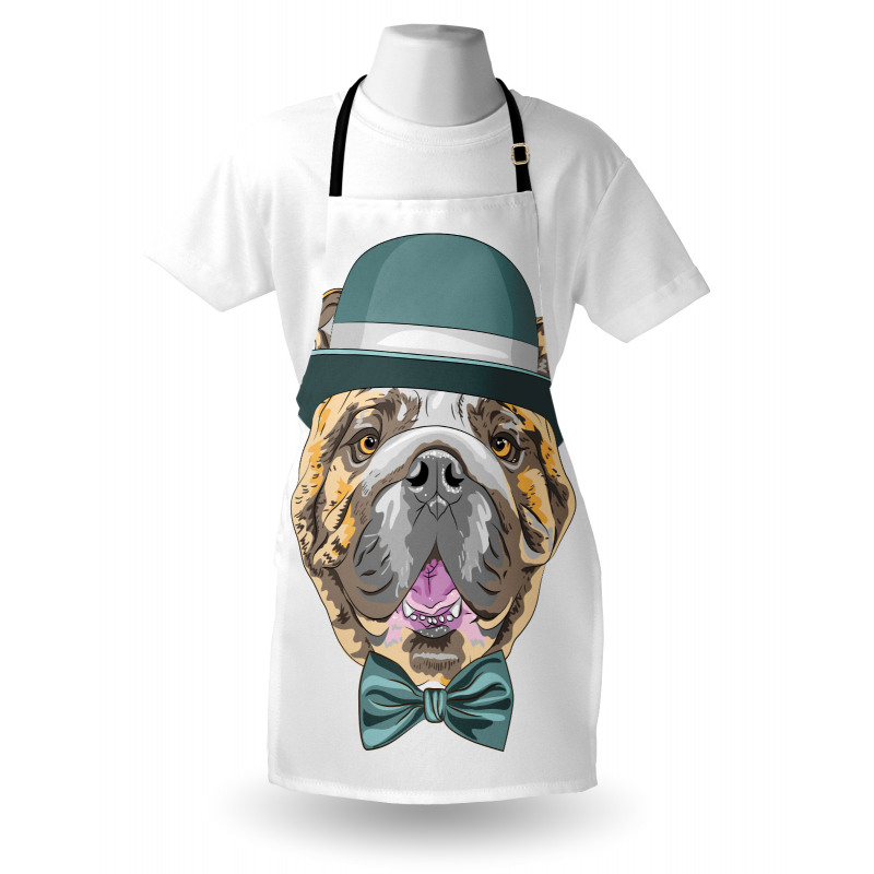 Dog in a Hat Apron