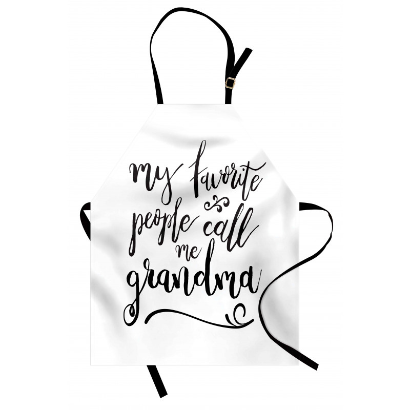 Handwritten Letters Apron