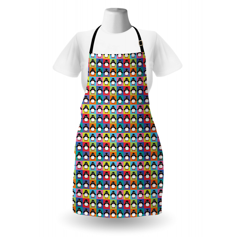 Colorful Frame Animals Apron