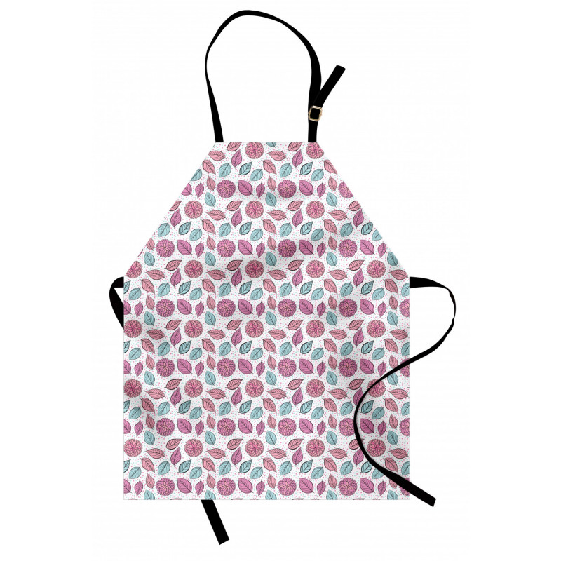 Pastel Blossoming Flowers Apron