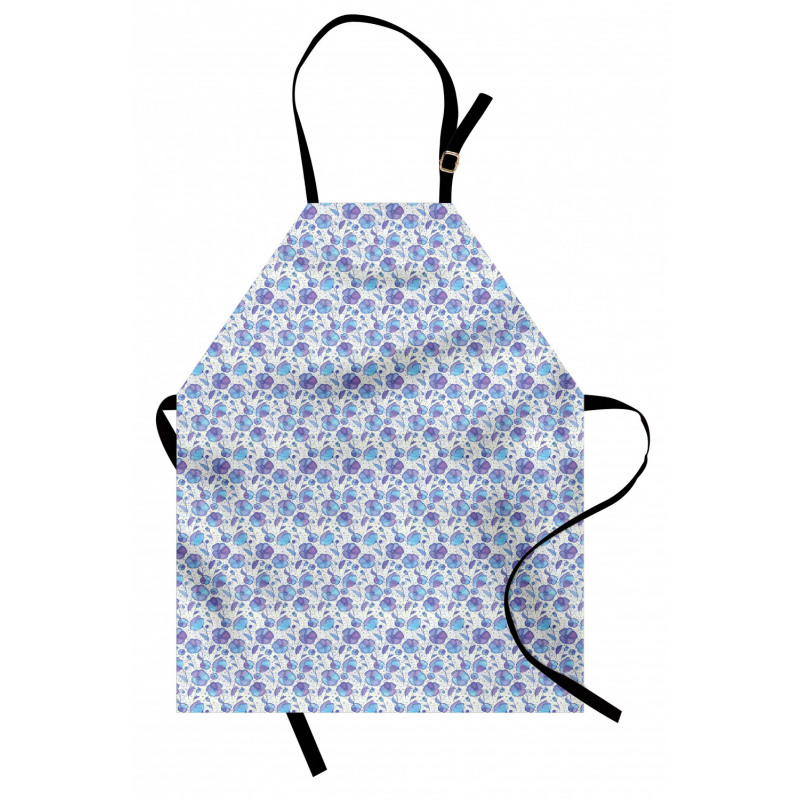 Abstract Spring Flowers Apron
