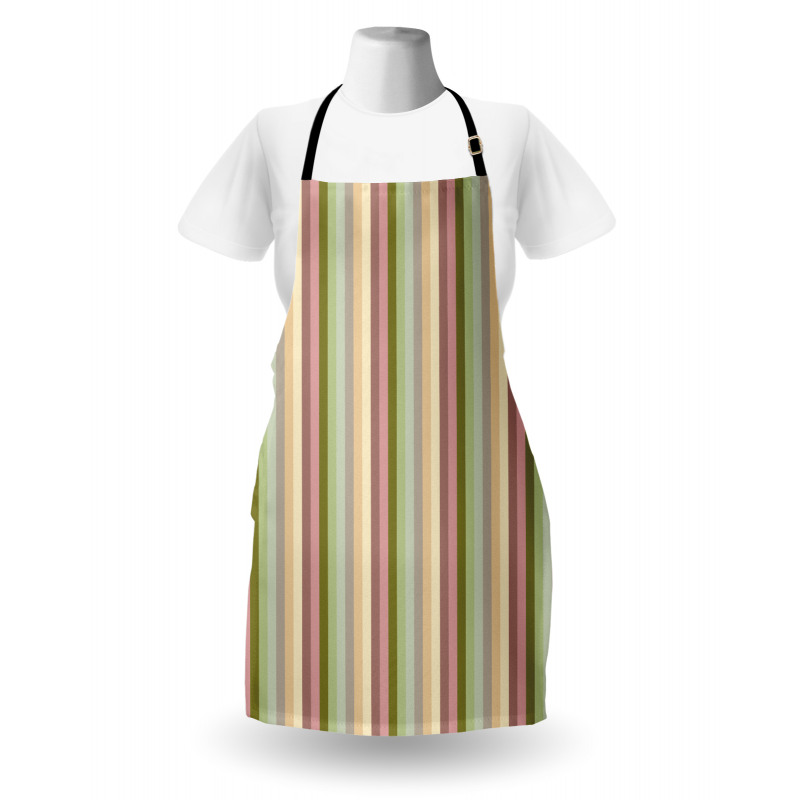 Pastel Colored Bands Apron