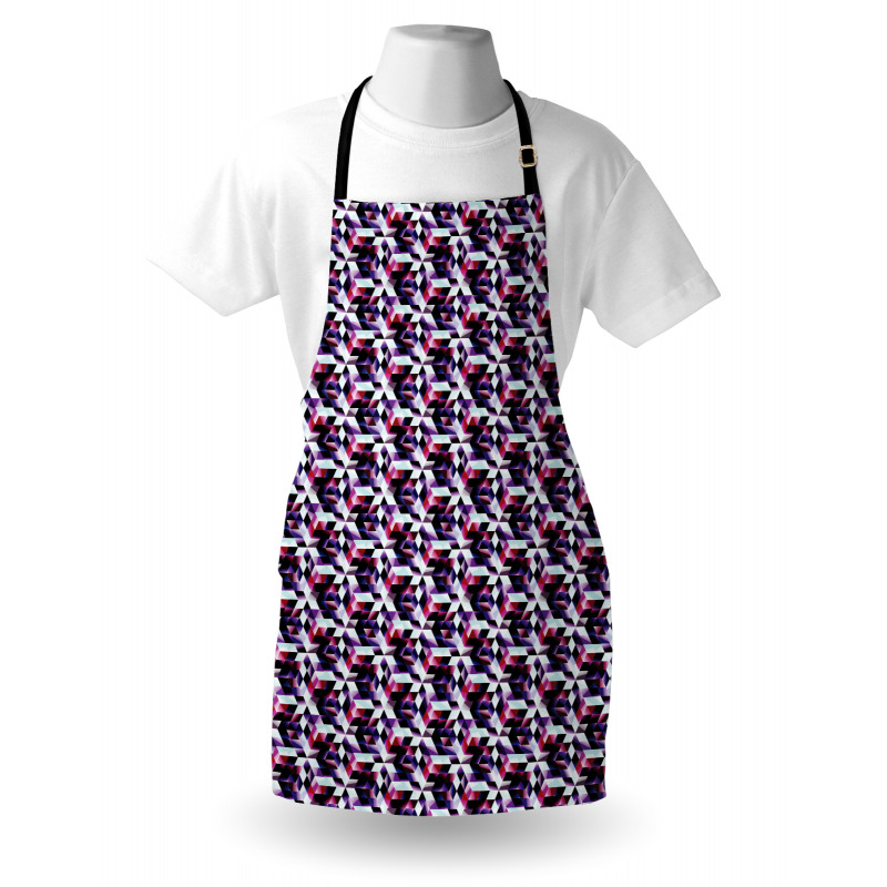 Fractal Grid Vibrant Apron