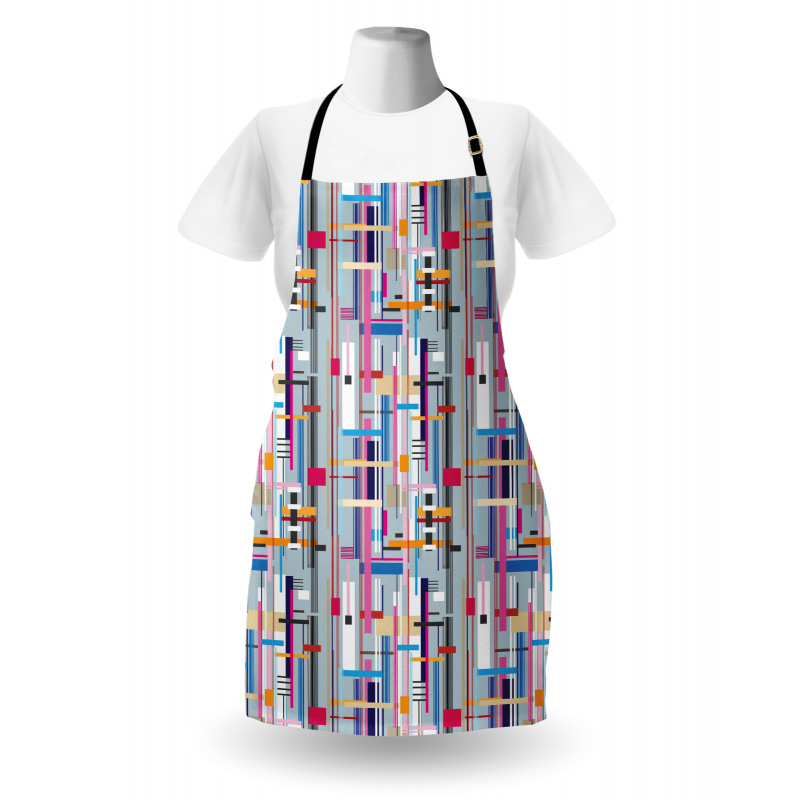 Colorful Modern Art Apron