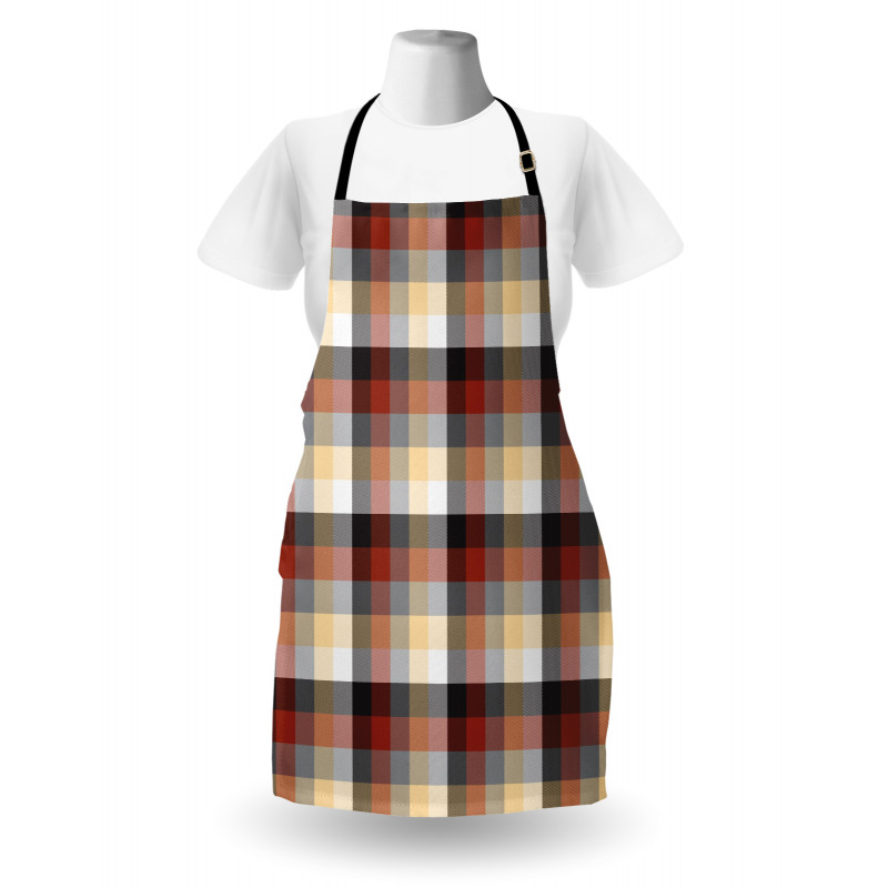 Colorful Quilt Motif Abstract Apron