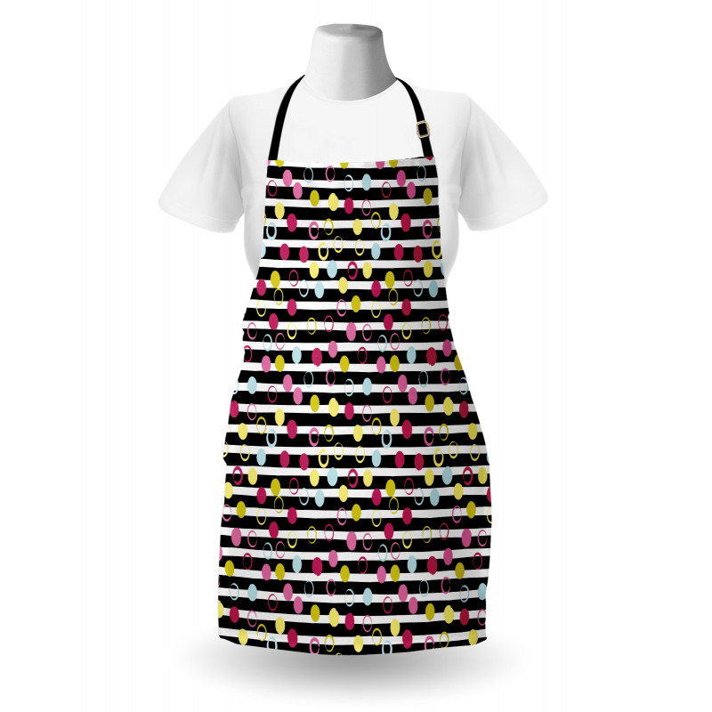 Retro Stripped Backdrop Apron