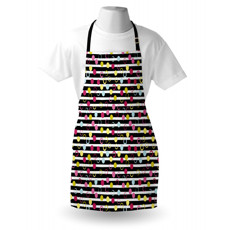 Retro Stripped Backdrop Apron