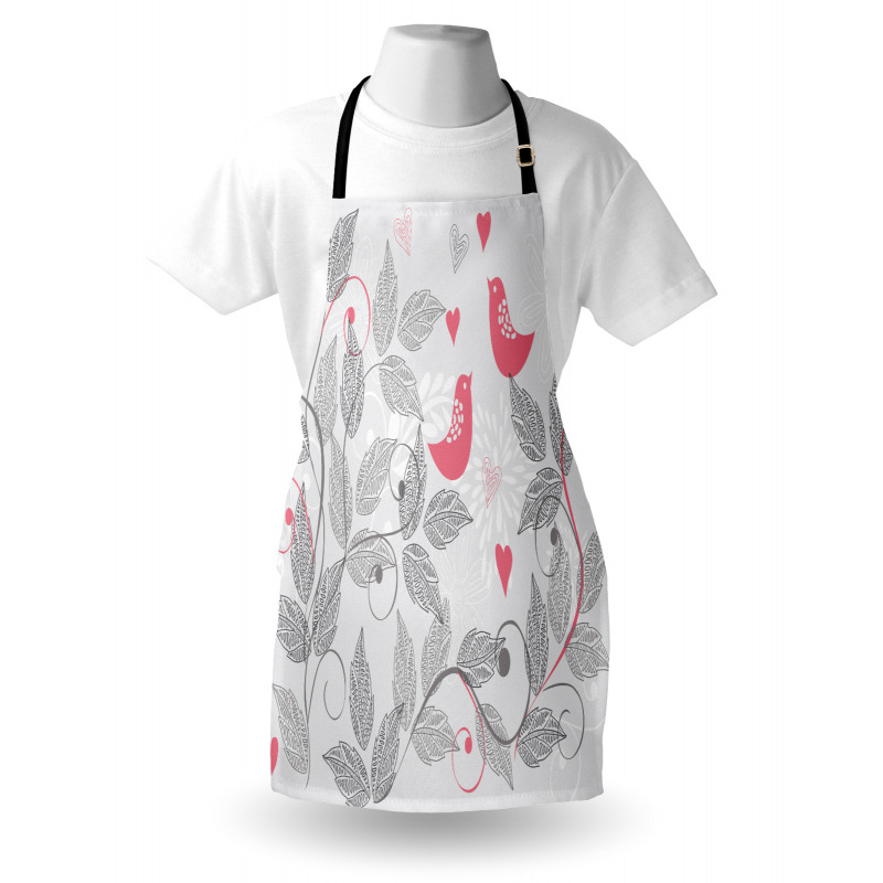 Retro Love Birds Apron