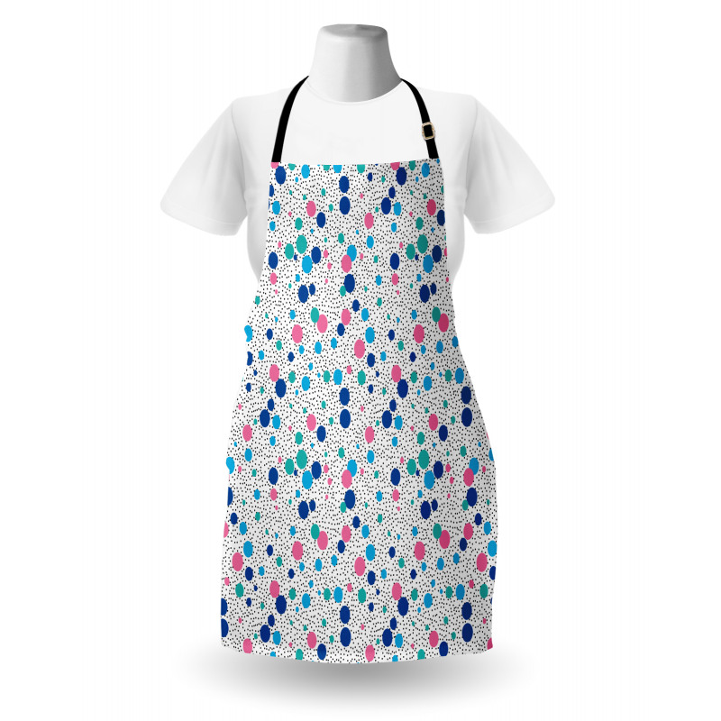 Dots Circles Girlish Apron