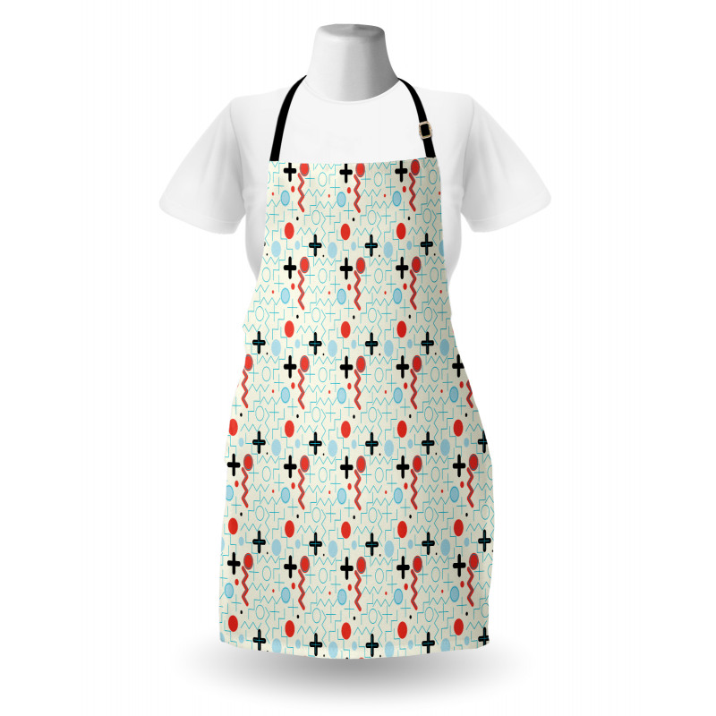 Circle Zig Zag Waves Apron