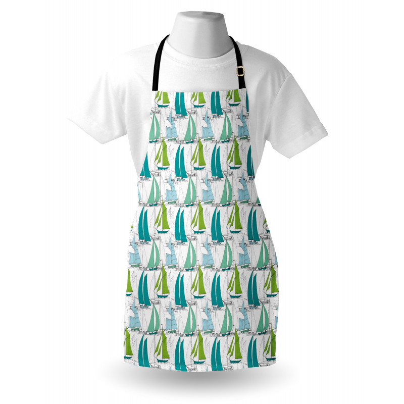 Sailing Boat Theme Apron