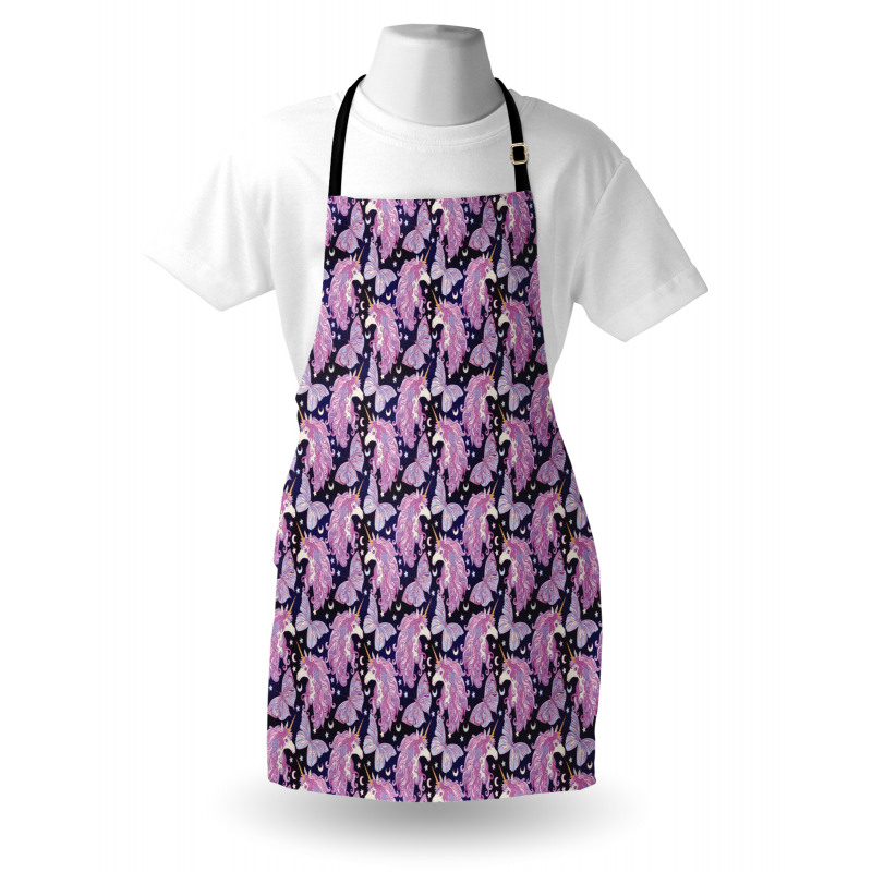 Butterfly Stars Moons Apron