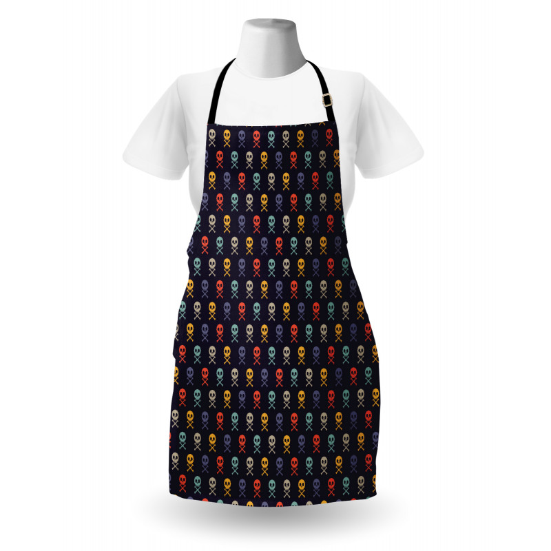 Skulls with Bones Apron