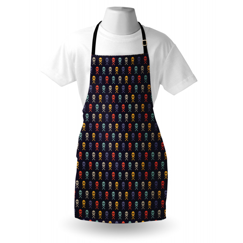 Skulls with Bones Apron