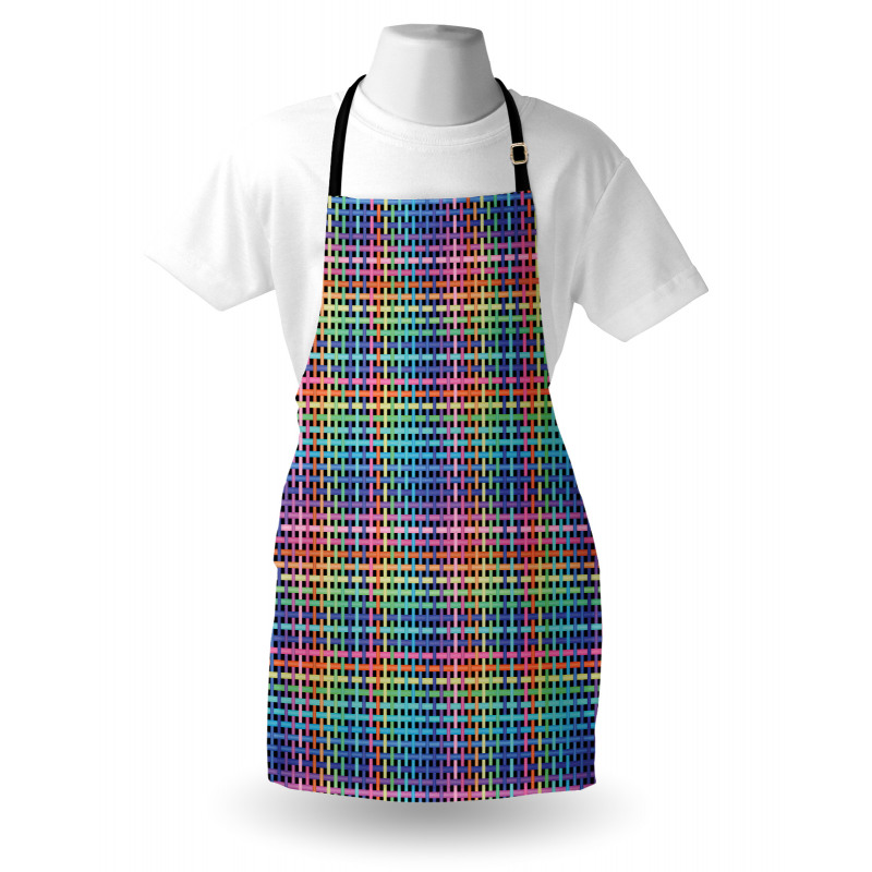 Crossed Stripes Design Apron