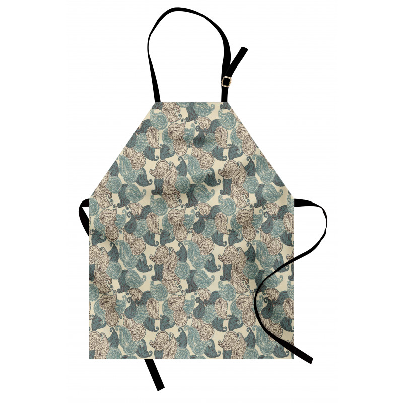 Teardrop Eastern Motif Apron