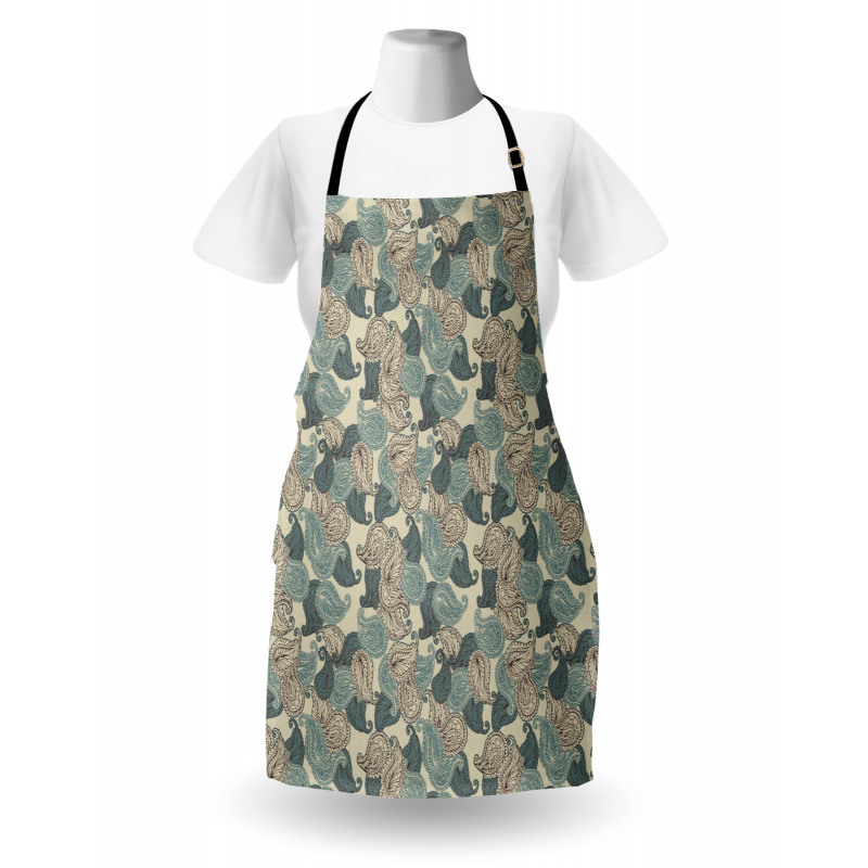 Teardrop Eastern Motif Apron