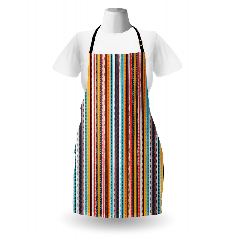 Vertical Stripes Pattern Apron