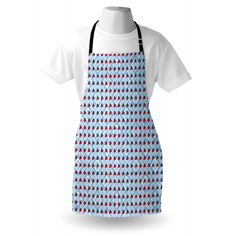 Bohemian Heart Shapes Apron