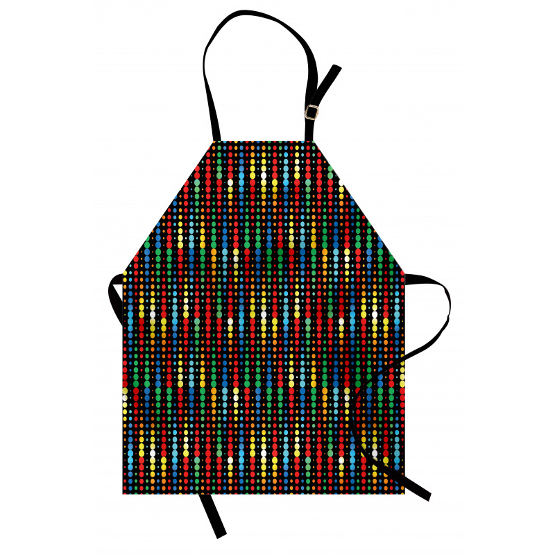 Halftone Pattern Motif Apron