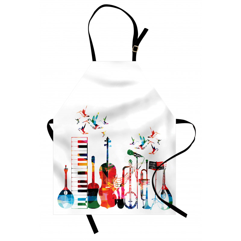 Colorful Instruments Apron