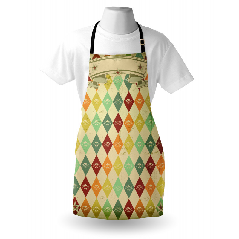 Stars and Victorian Swirls Apron