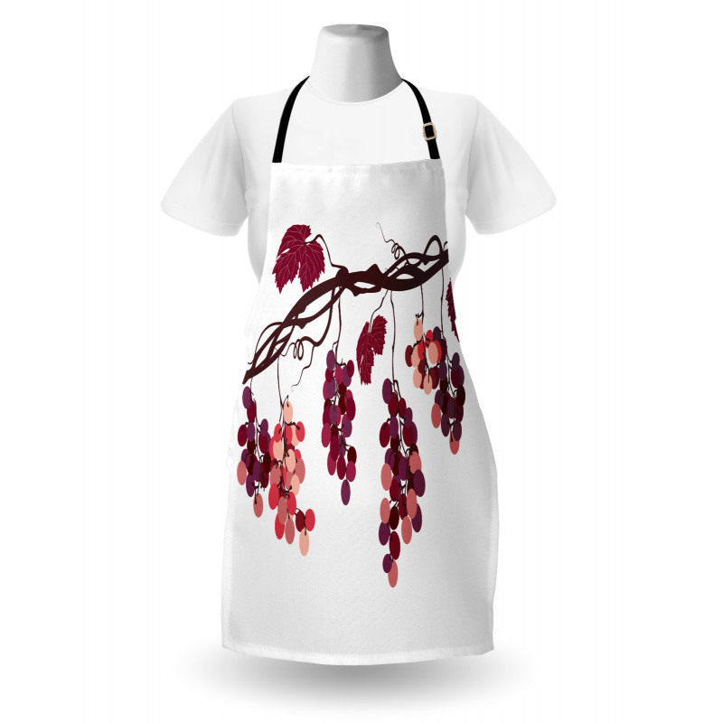 Vine Colorful Grapes Apron