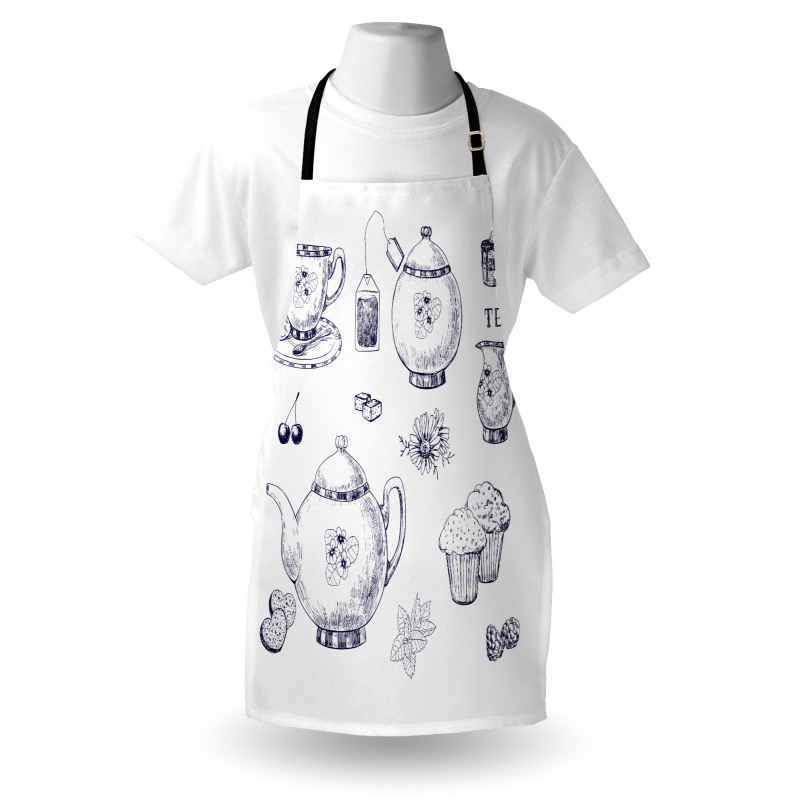 Teapots and Cups Apron