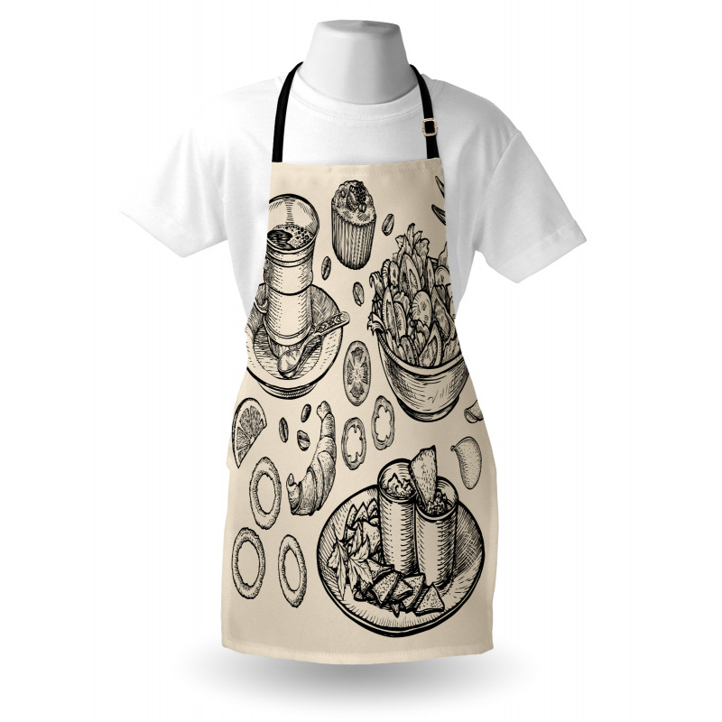 Nachos Croissant Tea Apron