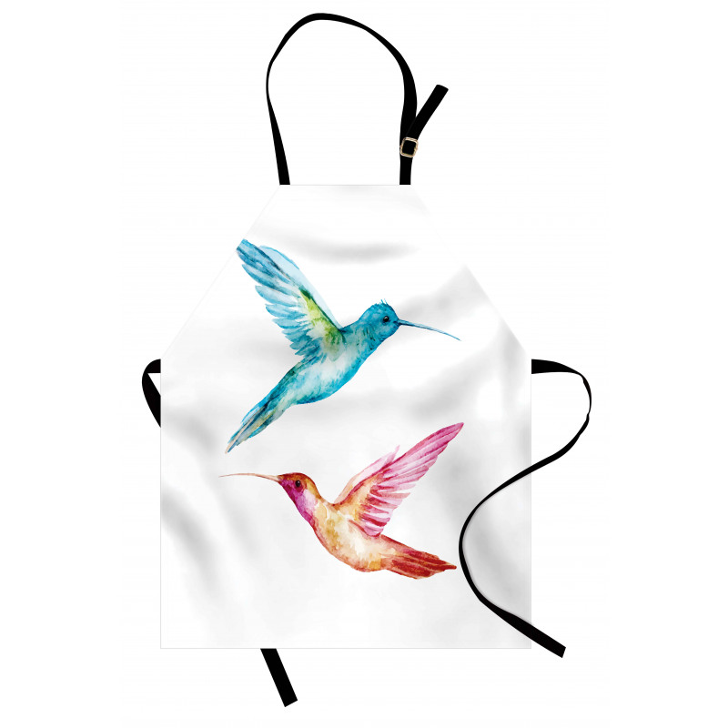 Colorful Hummingbird Apron