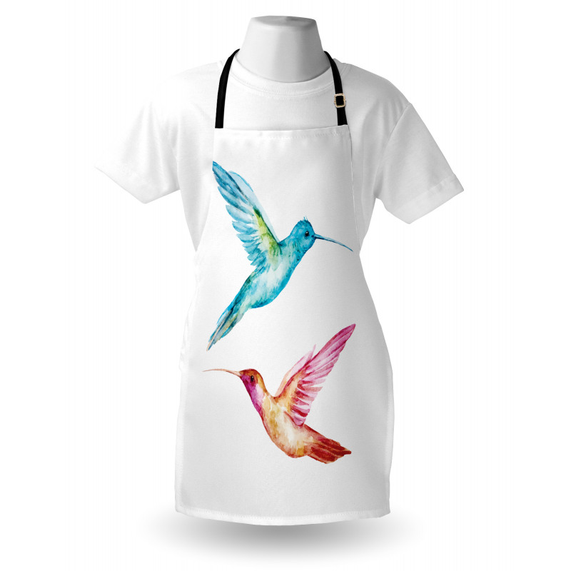 Colorful Hummingbird Apron