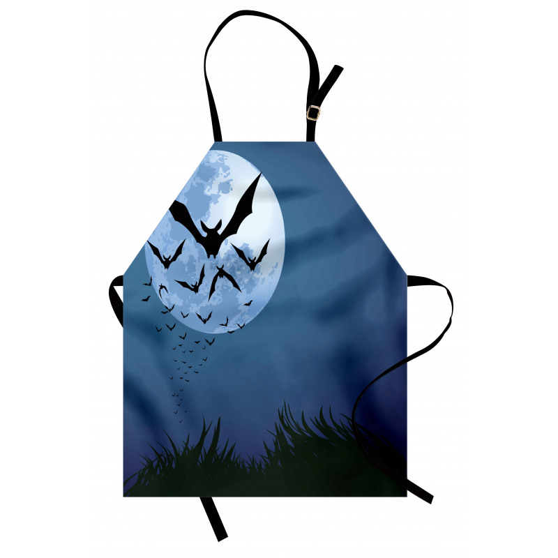 Cloud of Bats Flying Apron