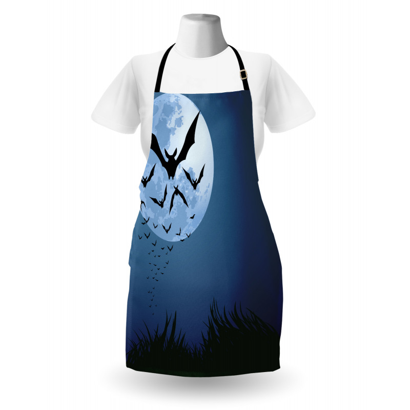 Cloud of Bats Flying Apron