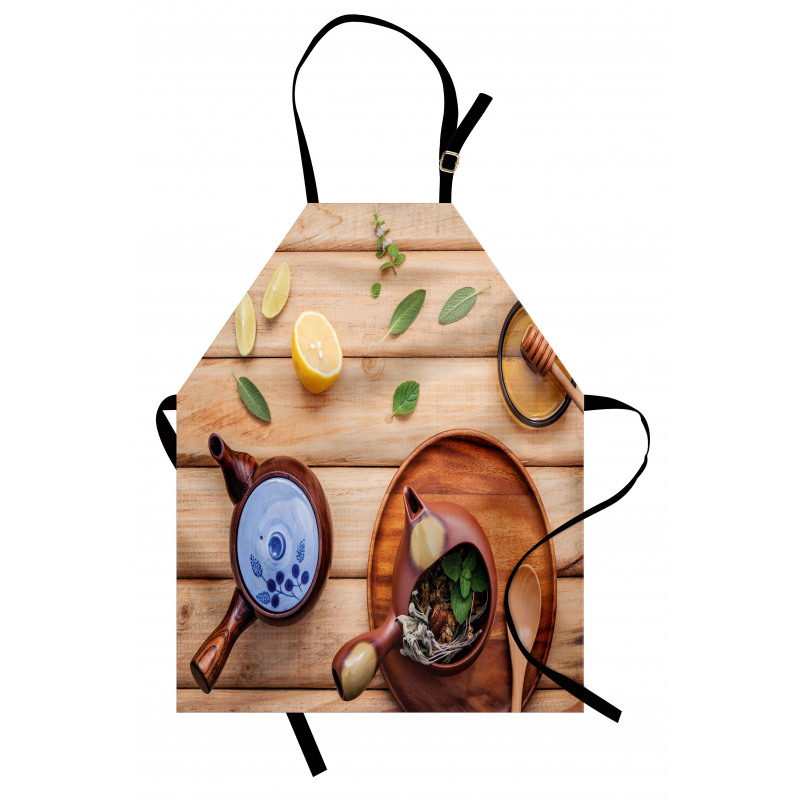 Herbal Pot Rustic Apron