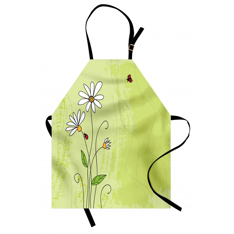 Chamomile Ladybugs Art Apron