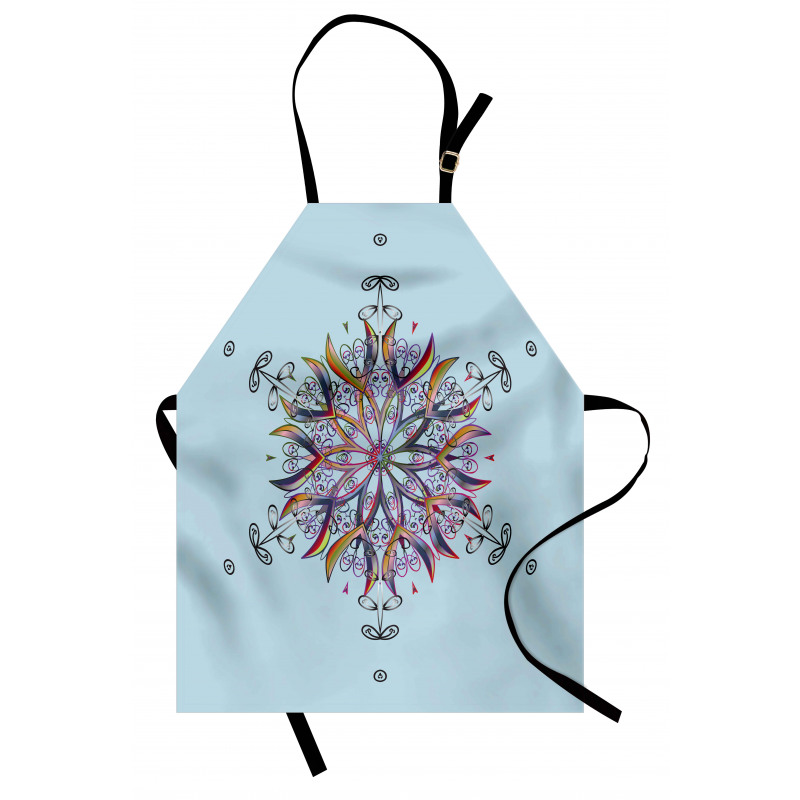 Doodle Motif Apron