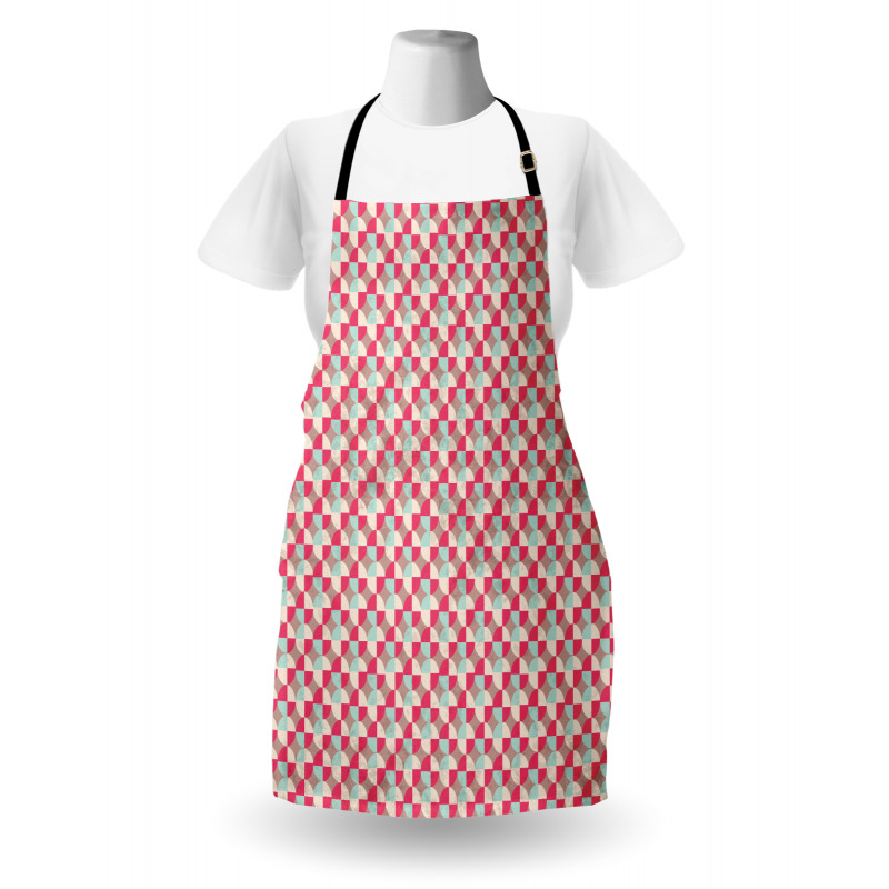 Retro Tile of Circles Apron