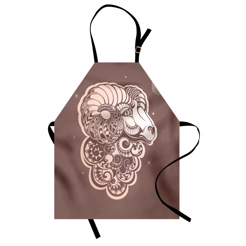 Ram Portrait Stars Apron