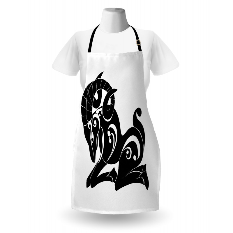 Monochrome Goat Apron