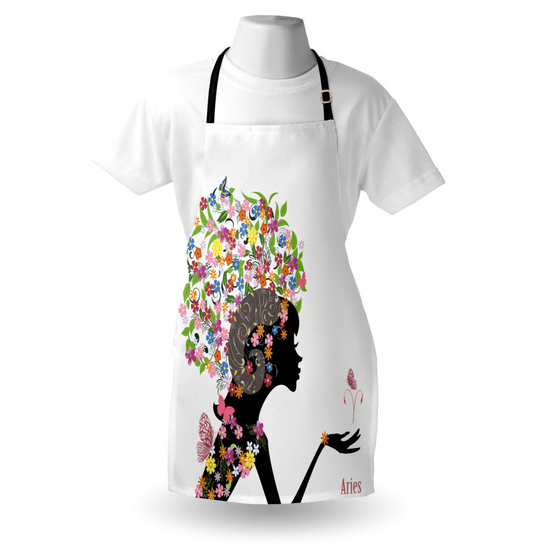 Girl with Flowers Apron