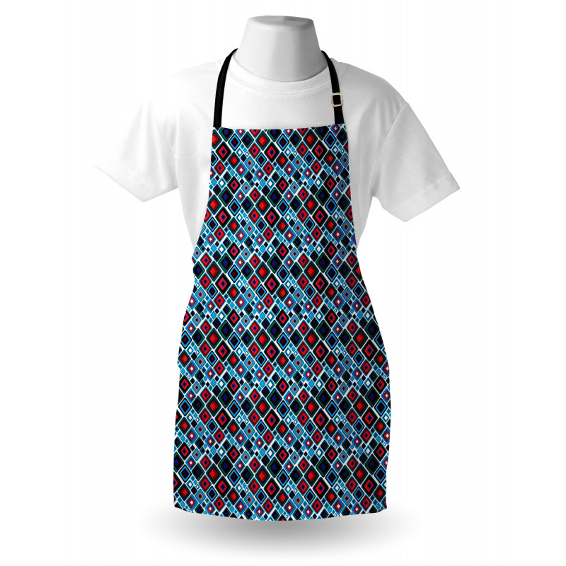 Abstract Squares Design Apron