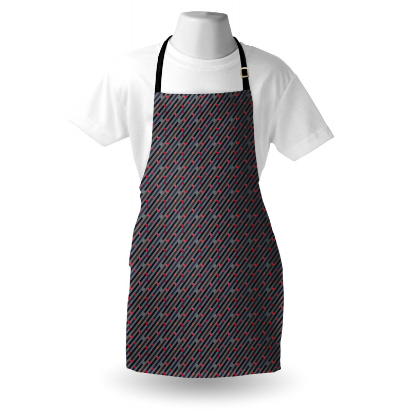 Stripy and Hipster Apron