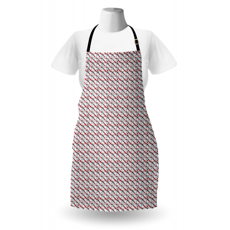Tangled Ogee Lines Apron