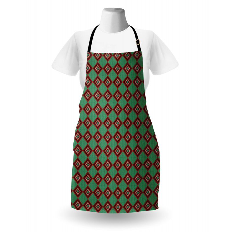 Ornamental Chevron Apron