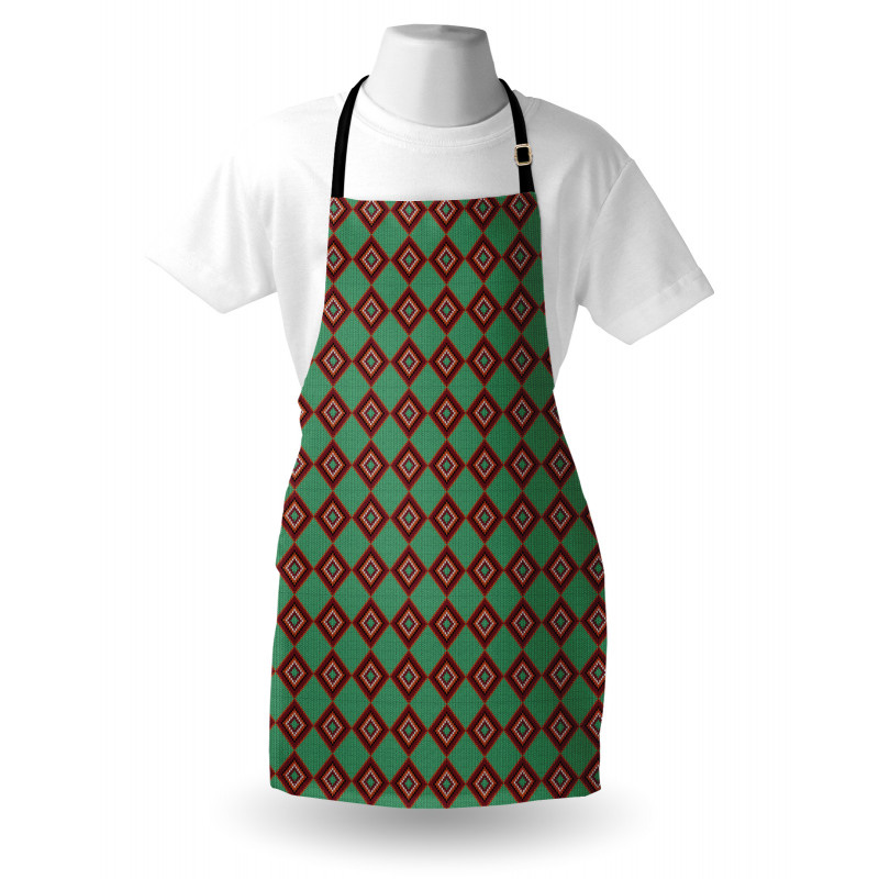 Ornamental Chevron Apron