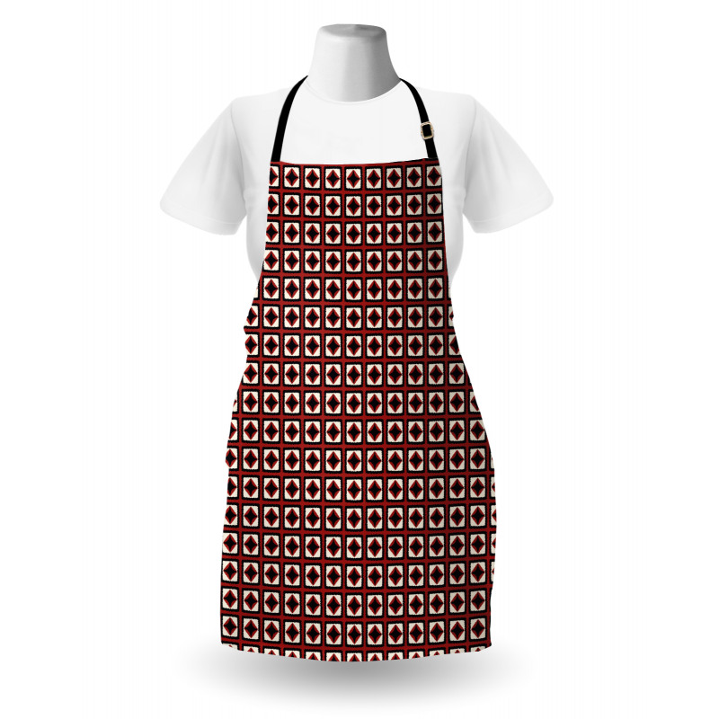 Grid Style Squares Apron