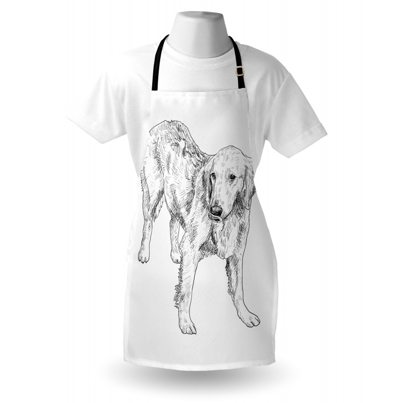 Young Dog Art Apron