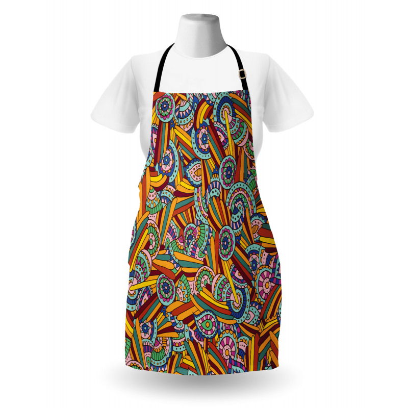 Funky Hippie Folk Apron