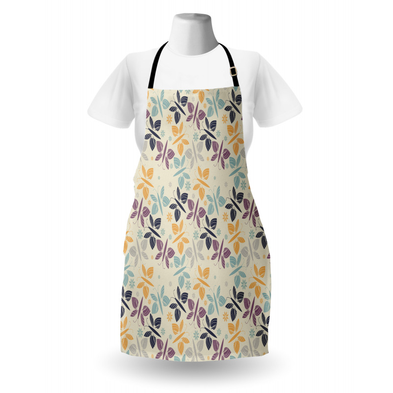 Abstract Springtime Apron