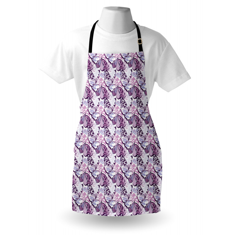 Purple Wings Camo Apron